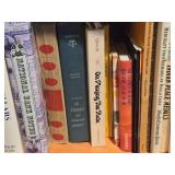 Lot of (3 Shelves) Books - - Physics, Music, Coins
