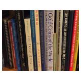 Lot of (3 Shelves) Books - - Chemistry, Music, History, Coins