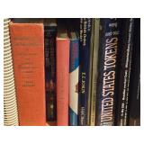 Lot of (4 Shelves) Books - - Currency, Travel, Coins