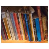 Lot of (4 Shelves) Books - - Currency, Travel, Coins