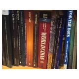 Lot of (4 Shelves) Books - - Currency, Travel, Coins
