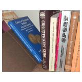 Lot of (2 Shelves) Books - - Coins, Dictionaries, History
