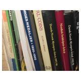 Lot of (3 Shelves) Books - Coins