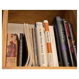 Lot of (4 Shelves) Books - - Assorted Novels, Self Help, World Book, Mysteries of the Unknown, Coin