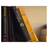 Two Shelf Off a Wall + a Small Bookshelf of Books