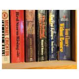 Two Shelf Off a Wall + a Small Bookshelf of Books