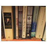 Two Shelf Off a Wall + a Small Bookshelf of Books