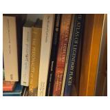 Two Shelf Off a Wall + a Small Bookshelf of Books