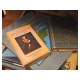 Two Shelf Off a Wall + a Small Bookshelf of Books