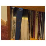 Two Shelf Off a Wall + a Small Bookshelf of Books