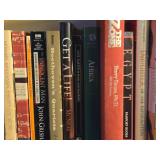 Lot of (4 Shelves) Books - - Music, Assorted Novels, World