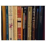 Lot of (4 Shelves) Books - - Music, Assorted Novels, World