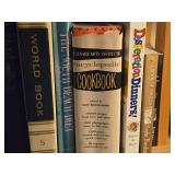 Lot of (4 Shelves) Books - - Music, Assorted Novels, World
