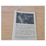 Vintage Scandinavian Troll theme Dei han twingja mea Til Sengs Men ilkje til A sova Wall Plaque by Paul Bonner© Bebe® (Norway)