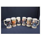 Miller Ducks Unlimited Terry Redlin Collection Tankards (Lot of 6)