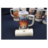 Miller Ducks Unlimited Terry Redlin Collection Tankards (Lot of 6)