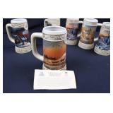 Miller Ducks Unlimited Terry Redlin Collection Tankards (Lot of 6)