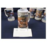 Miller Ducks Unlimited Terry Redlin Collection Tankards (Lot of 6)