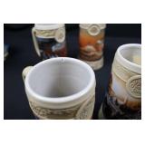 Miller Ducks Unlimited Terry Redlin Collection Tankards (Lot of 6)