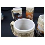 Miller Ducks Unlimited Terry Redlin Collection Tankards (Lot of 6)