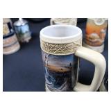Miller Ducks Unlimited Terry Redlin Collection Tankards (Lot of 6)
