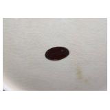 Beer Stein - Japanese Ceramic with Ornate Relief Pattern and Navy Blue Bands