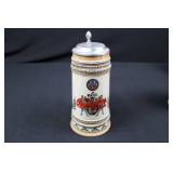 Collectible Tankards with Pewter Lids - Morning Retreat, 10-Point Buck Collector Tankard & 2 German Handcrafted Steins (Lot of 4)