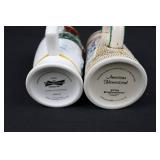 Anheuser-Busch Budweiser Stein Set - American Homestead 1996 & 2006 (Lot of 2)