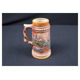Texas Lone Star State Souvenir Stein - Ceramic Beer Mug Made in Japan