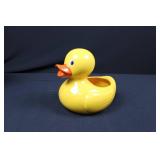 Teleflora Yellow Duck Vase - Decor Gift Figurine with Hollow Body