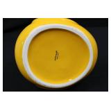 Teleflora Yellow Duck Vase - Decor Gift Figurine with Hollow Body