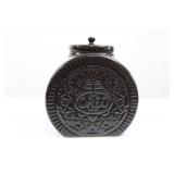 OREO Cookie Jar - Ceramic, Black Gloss with White Band, Embossed Logo