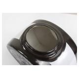 OREO Cookie Jar - Ceramic, Black Gloss with White Band, Embossed Logo