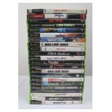 Microsoft Xbox Video Game Discs - Mixed Titles Stack