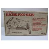 Rival Electric Food Slicer - Model 1101E - 6-3/4 in Stainless Steel Blade