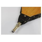 Bellows - Handheld Leather-Wrapped Wooden Body with Brass Nozzle