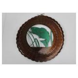 Copper Nested Round Wall Plaques - Animal Silhouettes (Lot of 2)