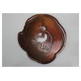Copper Nested Round Wall Plaques - Animal Silhouettes (Lot of 2)