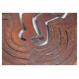 Copper Nested Round Wall Plaques - Animal Silhouettes (Lot of 2)