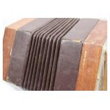 Button Accordion - Vintage Italian-Made, Wood Bellows
