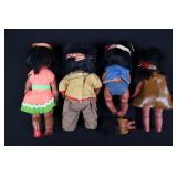 Dolls - Native American Style Beaded Fringe (Lot of 5)