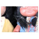 Dolls - Native American Style Beaded Fringe (Lot of 5)