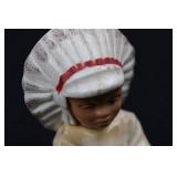 Skookum Indian Dolls (H. H. Tammen Co.) Lot of 3 - Vintage Native Figurines