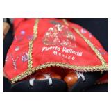 Mexican Folk Art Marionette Puppets - Puerto Vallarta (Lot of 4)