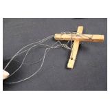 Mexican Folk Art Marionette Puppets - Puerto Vallarta (Lot of 4)