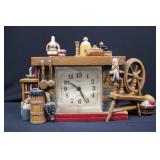 Bird Motif Ceramic Clocks (Lot of 3)