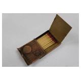 Vintage 1950s Floral Tapestry Purse - Derringer Lighter, Wooden Pipe, Indian Head Match Safe