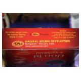 Sai Magikal Aroma Incense Box Set in Carved Wooden Box - Assorted Cones & Sticks