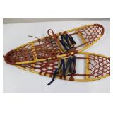 Iverson Seek Wilderness Snowshoes - 36 x 10 in Vintage Wood Frame