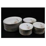 Harmony House Golden Wheat Fine China - Gravy Boat, Creamer, 2 Plate Sizes, Made in Japan